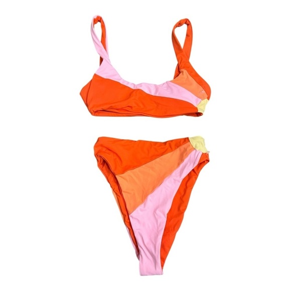 L*Space Lizzie Sunburst Bikini Top & Luca Sunburst
Bikini Bottom NWOT - Picture 2 of 6